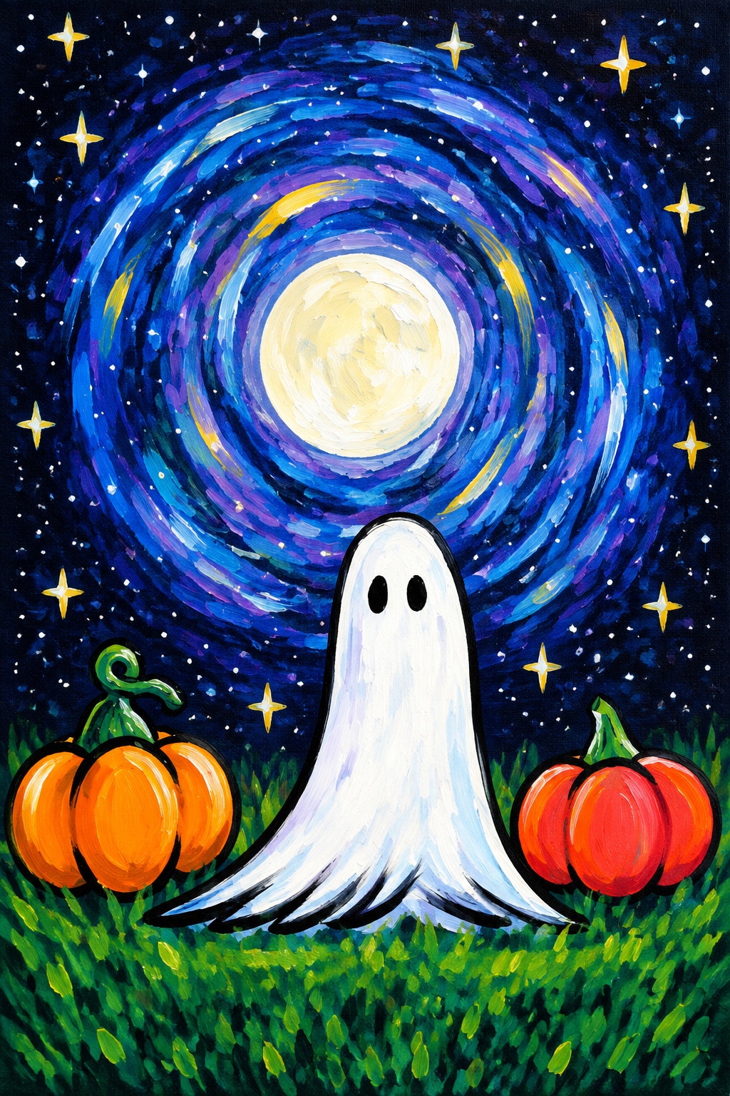 Halloween Ghost Scene